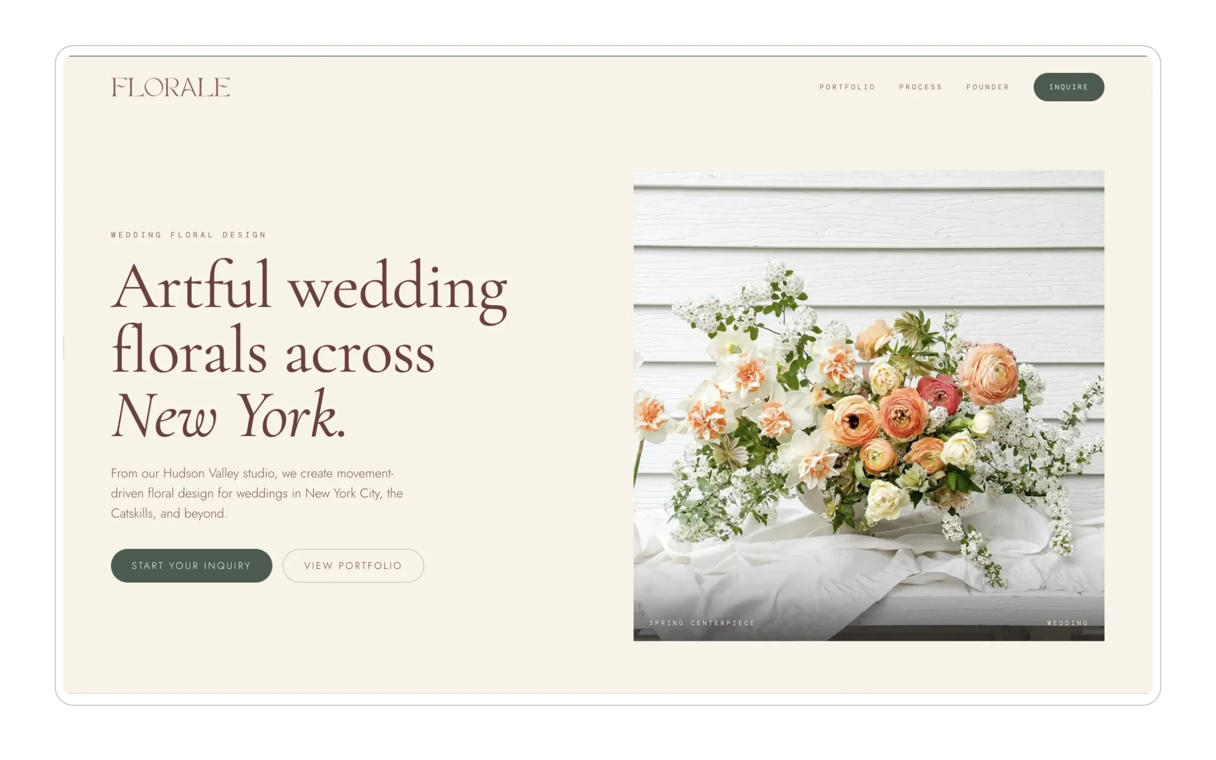 NY Florale editorial floral design portfolio
